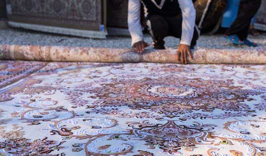 روش اصولی لول کردن قالی در قالیشویی وزراء